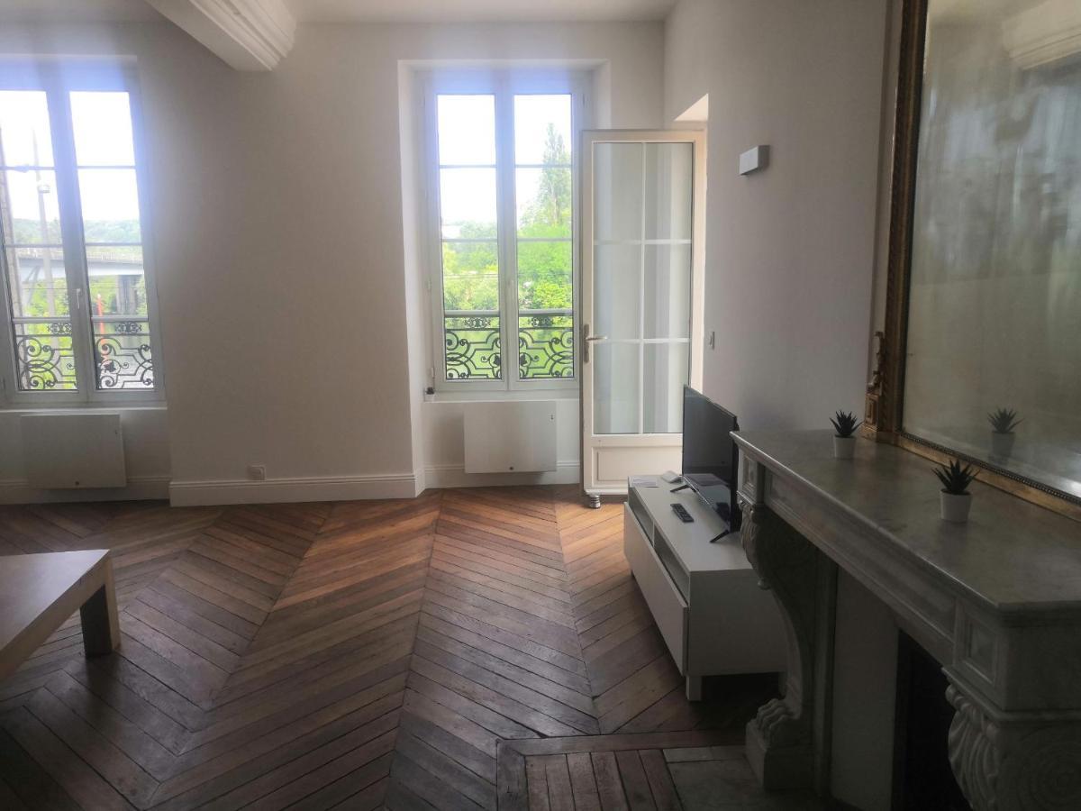 Grand 2P Terrasse Bord De Seine Leilighet Mantes-la-Jolie Eksteriør bilde