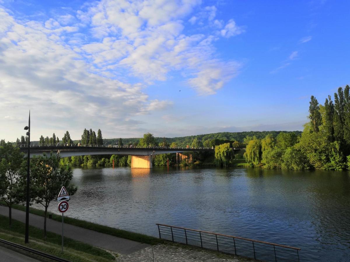 Grand 2P Terrasse Bord De Seine Leilighet Mantes-la-Jolie Eksteriør bilde
